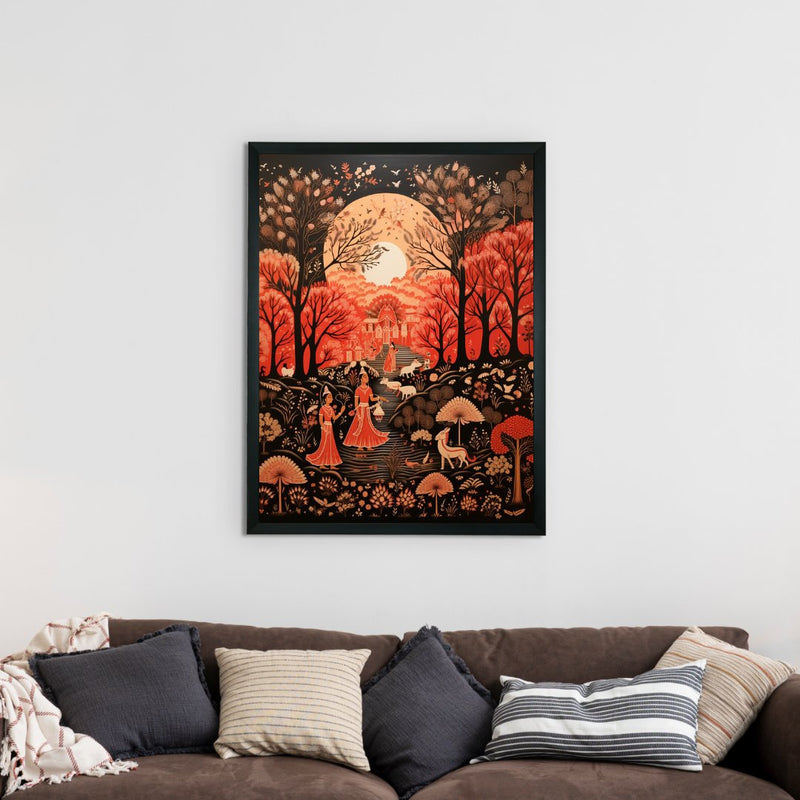 Find Your Rural Harmony: Sowpeace Handcrafted Canvas Prints – Premium Indian-Inspired Art for Elegant Home Decor – view 2