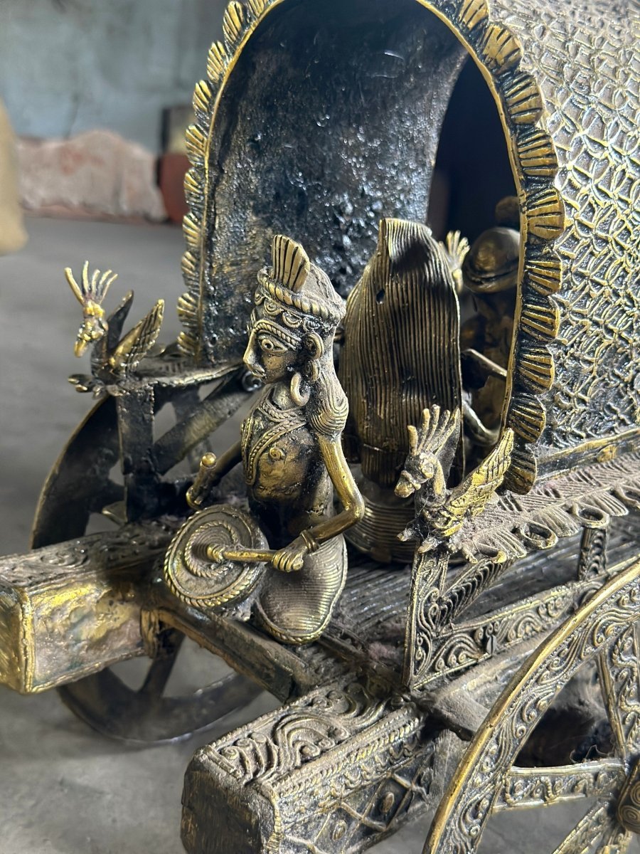 Premium Brass Dhokra Cow Cart: Exquisite Traditional Art -decor-Sowpeace-Premium Brass Dhokra Cow Cart: Exquisite Traditional Art -decor-Sowpeace-Premium Brass Dhokra Cow Cart: Exquisite Traditional Art-Dok-LMTD-TT-LDCC-Sowpeace-Dok-LMTD-TT-LDCC-Sowpeace