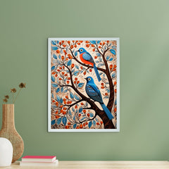 Unwind with Nature's Dance: Sowpeace Handcrafted Wall Prints – Premium Indian-Inspired Art for Elegant and Peaceful Decor