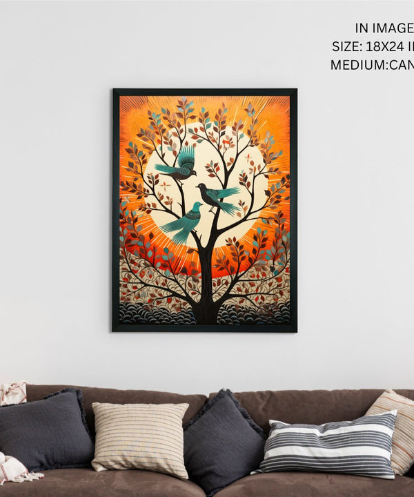 Trio Take Flight: Sowpeace Handcrafted Modern Art – Premium Canvas Prints for Stylish and Contemporary Home Decoration — image 4