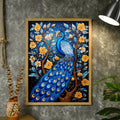 Sowpeace Blue Aura Canvas Wall Decor: Artisan Crafted Elegance -Wall painting-Chitran by sowpeace-Sowpeace Blue Aura Canvas Wall Decor: Artisan Crafted Elegance-CH-WRT-BDPBA-Sowpeace