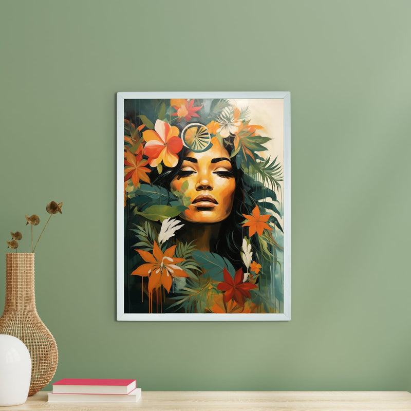 Unwind with Floral Dreams: Sowpeace Handcrafted Canvas Prints – Premium Indian-Inspired Art for Modern and Stylish Interiors – view 1
