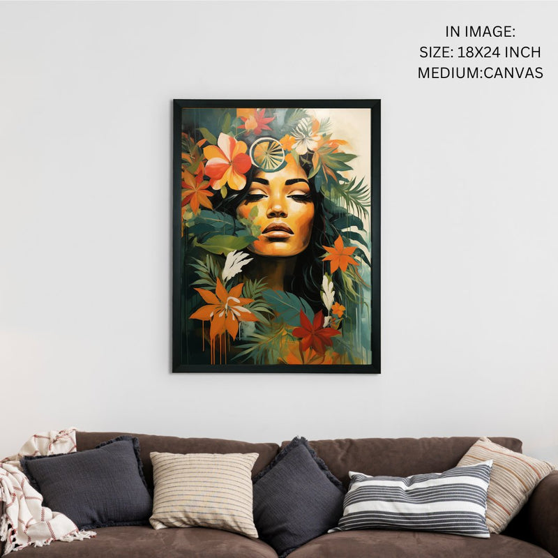 Unwind with Floral Dreams: Sowpeace Handcrafted Canvas Prints – Premium Indian-Inspired Art for Modern and Stylish Interiors – view 5
