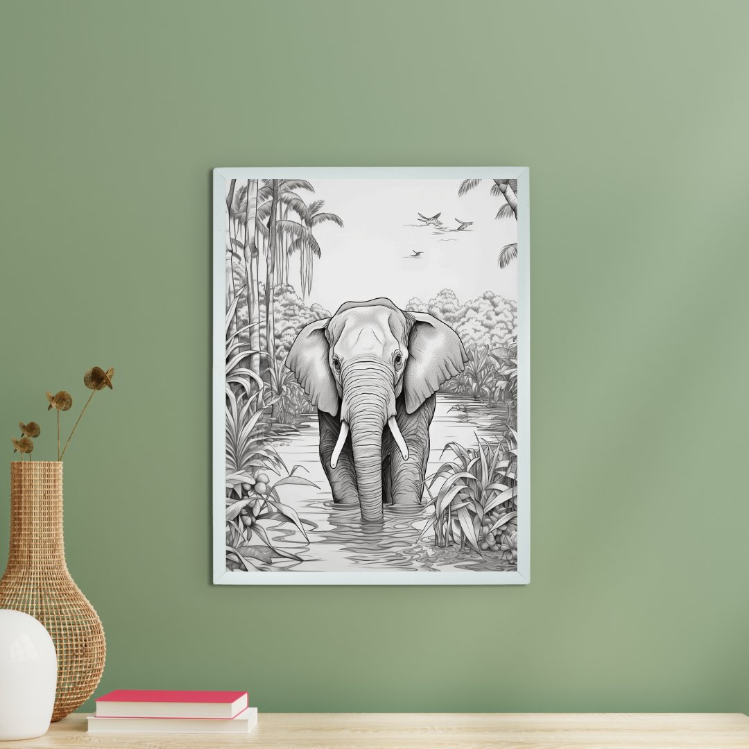 Unwind with Nature's Rhythm: Sowpeace Handcrafted Prints – Premium Indian-Inspired Canvas Art for Elegant Home Decor