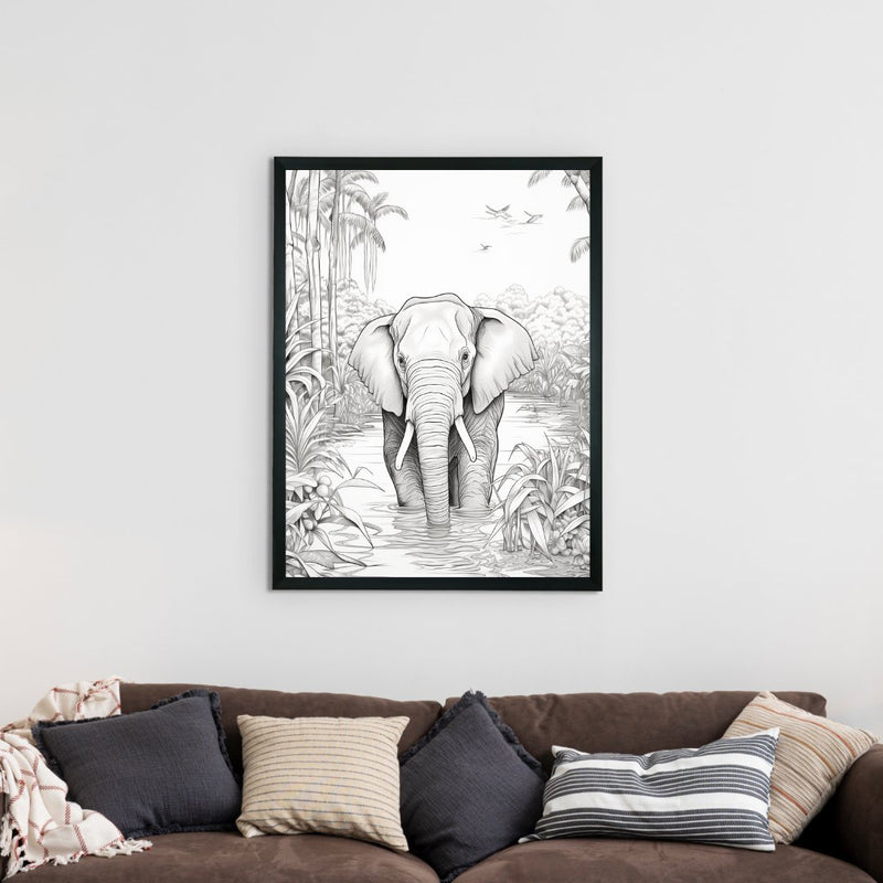 Unwind with Nature's Rhythm: Sowpeace Handcrafted Prints – Premium Indian-Inspired Canvas Art for Elegant Home Decor – view 2