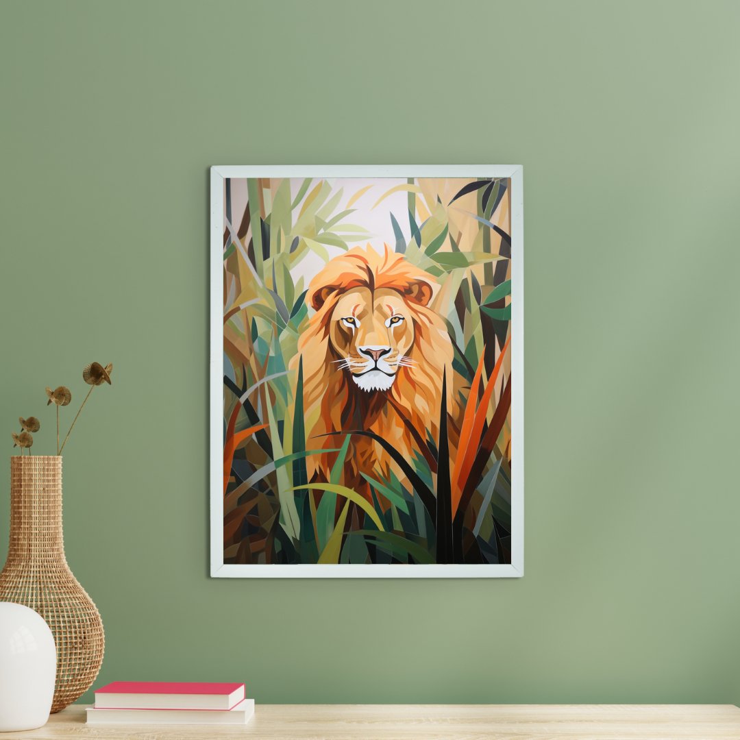 Sowpeace Lion Canvas: Majestic Home Decor Wall Art Print