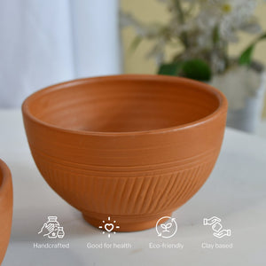 Terracotta Duo: Luxury Decor Bowls Set -Utensils-Sowpeace-Terracotta Duo: Luxury Decor Bowls Set-Terr-Uten-Terr-TSOB-Sowpeace