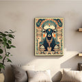 The Sacred Cow - Pichwai wall print -Wall painting-Chitran by sowpeace-The Sacred Cow - Pichwai wall print-CH-WRT-TSC-Sowpeace