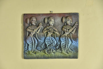 Three Women Terracotta Wall Art -terracotta wallart-Sowpeace-Sowpeace Premium Terracotta Abstract Three Women Wall Art. -terracotta wallart-Sowpeace-Sowpeace Premium Terracotta Abstract Three Women Wall Art.-Terr-Terr-WD-TTAW-Sowpeace-Terr-Terr-WD-TTAW-Sowpeace